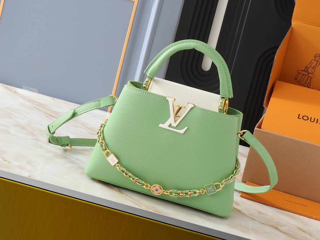 Louis Vuitton LV Classic Handbag Premium Canvas Model M27994 Detachable Strap Fashion Statement Luxury Accessory